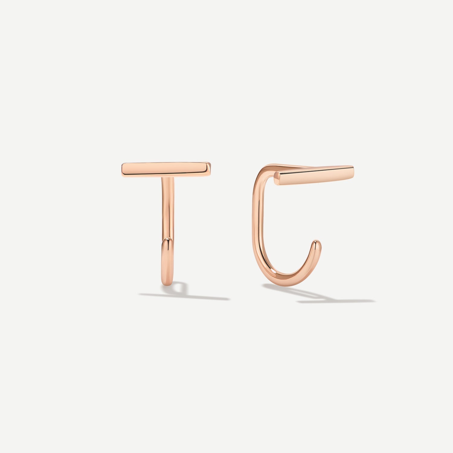 Stay Close Bar Hoops